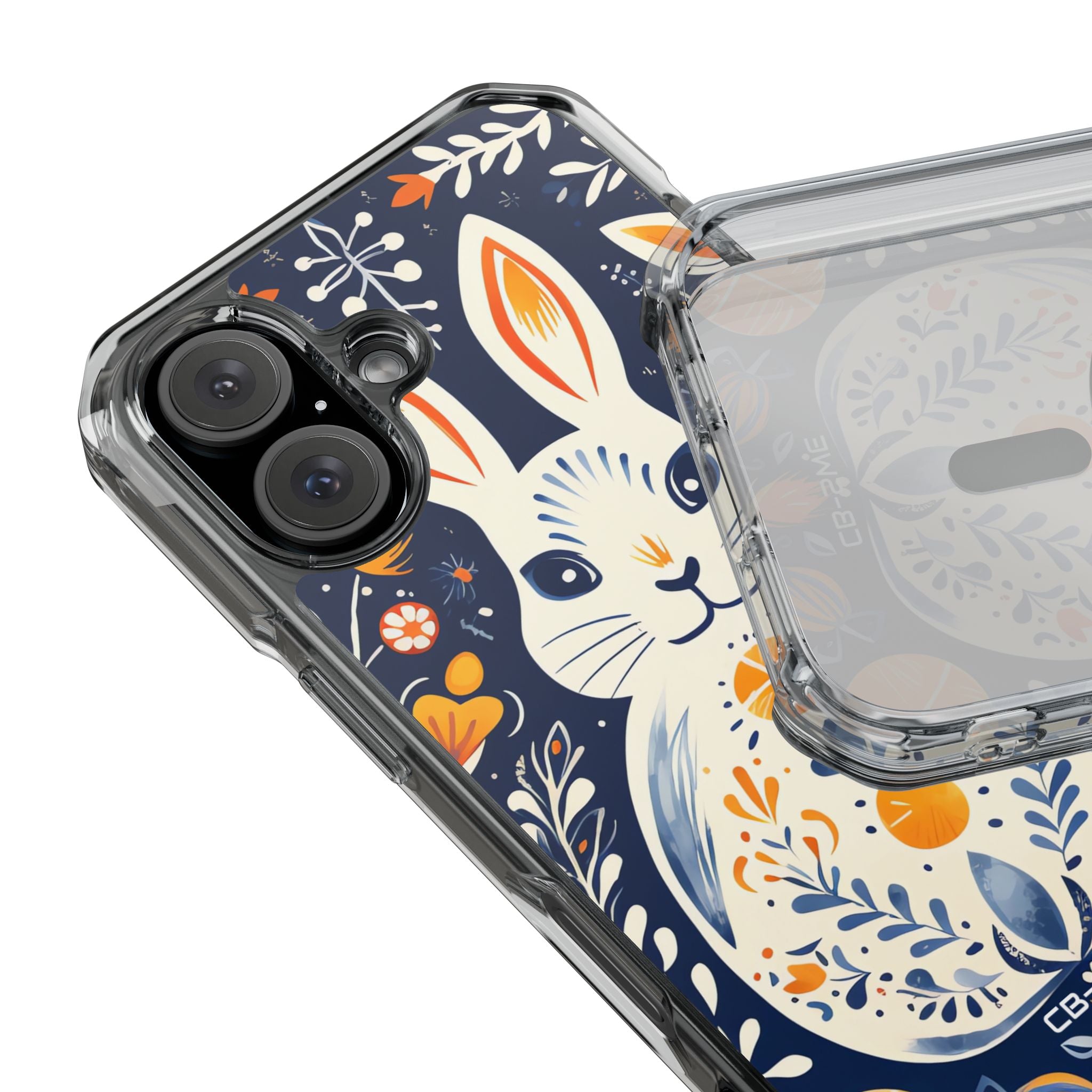 Floral Rabbit Joy iPhone Case - Impact