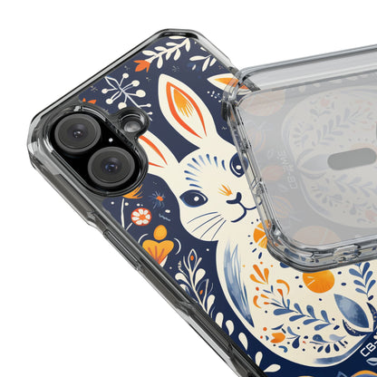 Floral Rabbit Joy iPhone Case - Impact