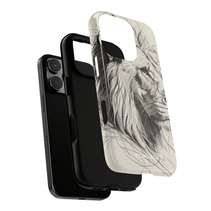 Majestic Lion: Minimalist Elegance - for iPhone 16