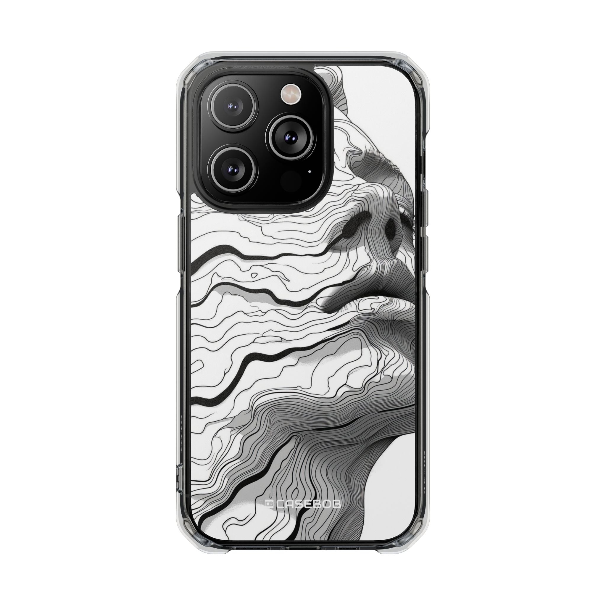 Topographic Serenity - Phone Case for iPhone