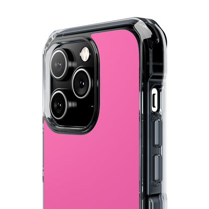 Hot Pink - Clear Impact Case for iPhone