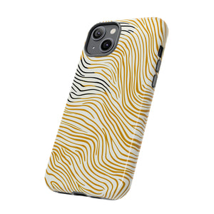 Linear Yellow Chic - Protective Phone Case