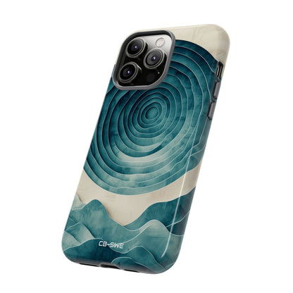 Waves Embrace Circles - iPhone Case