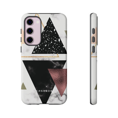 Rose Gold Triangles - Protective Phone Case