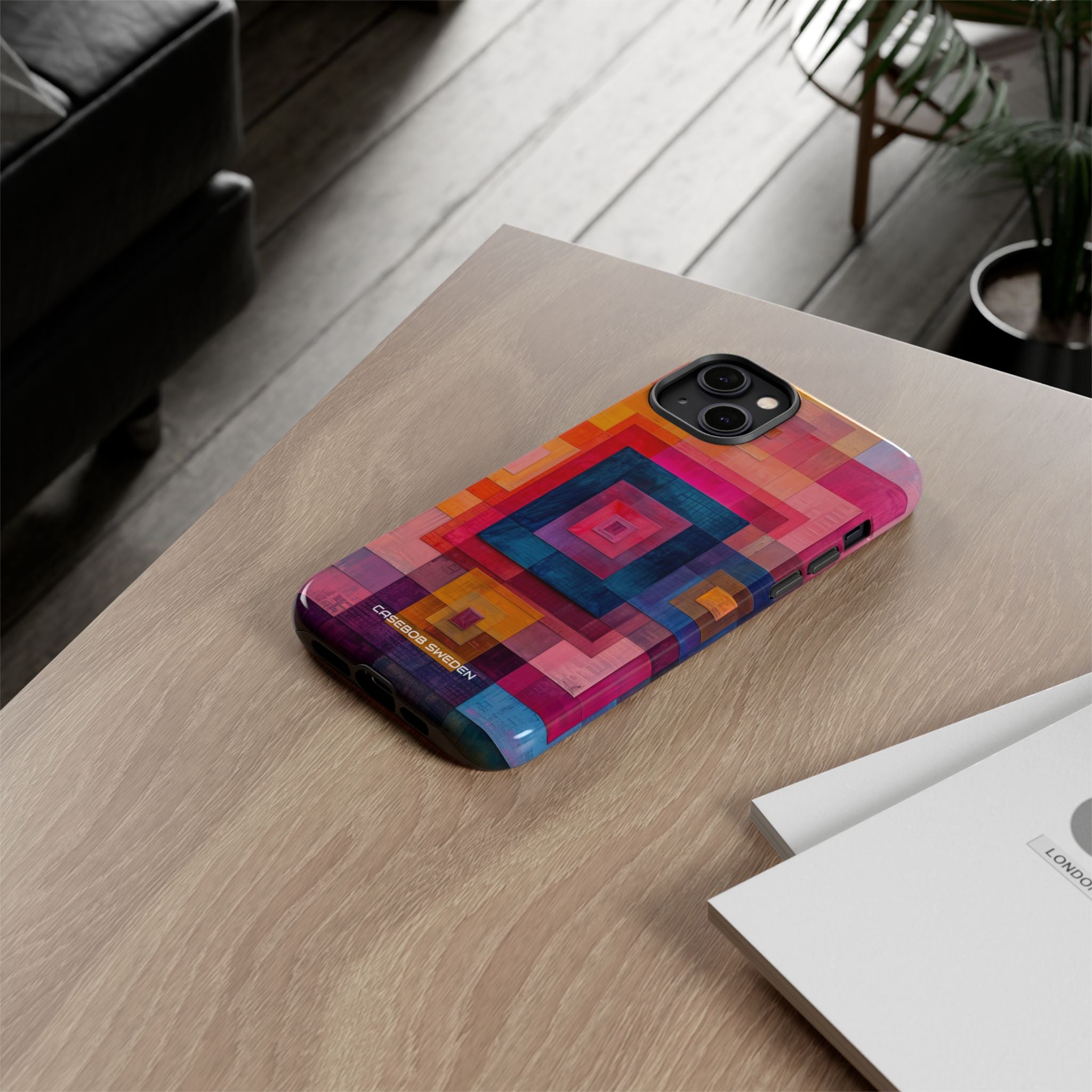 Vibrant Geometry - Tough iPhone 14 Phone Case