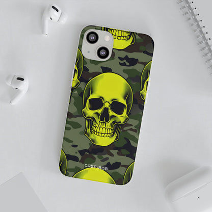 Neon Skull Camo iPhone 13 - Soft