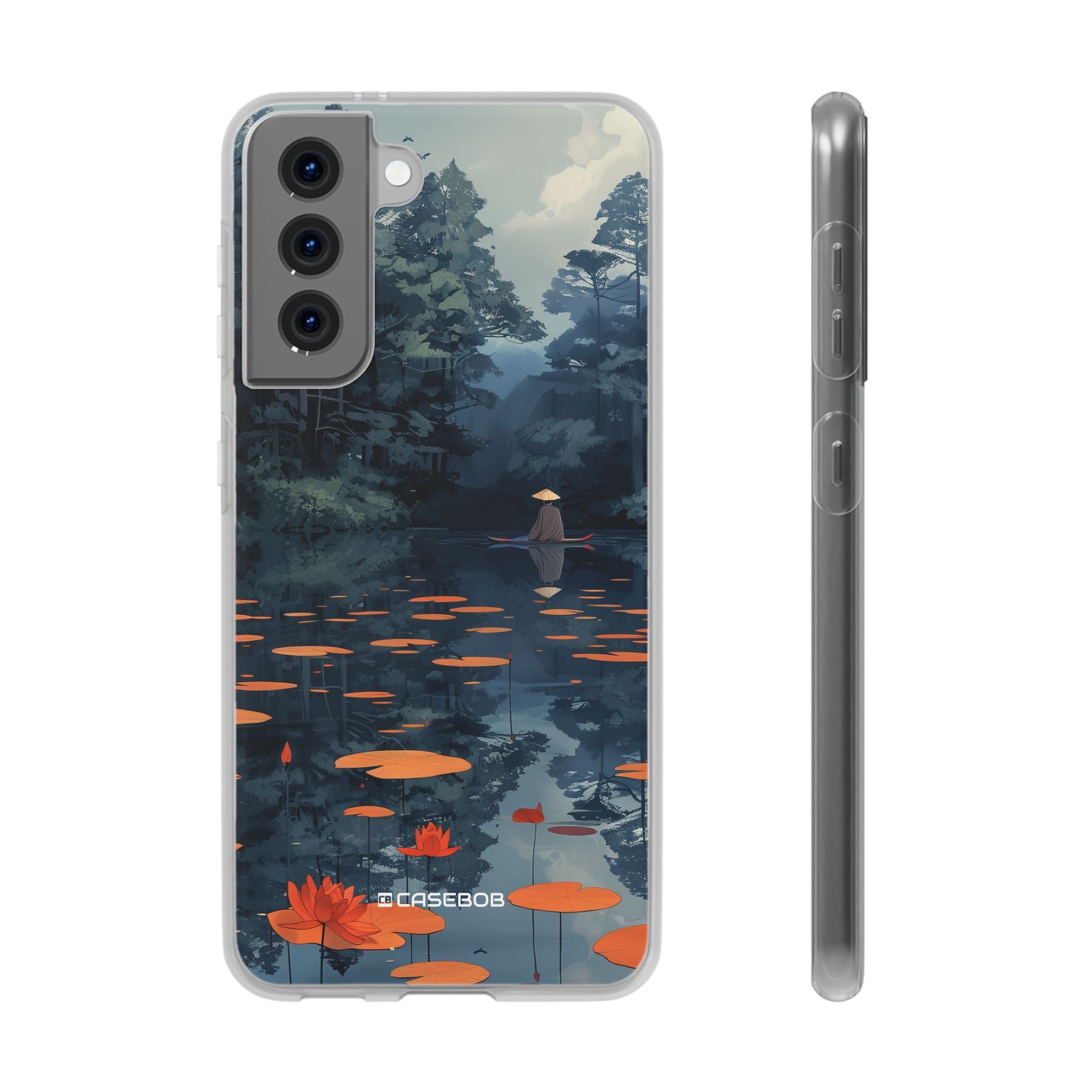 Tranquil Lotus Serenity | Flexible Phone Case for Samsung Galaxy