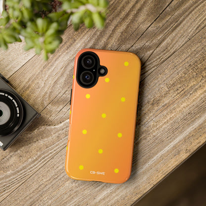Sunset Dots Radiance - iPhone Case