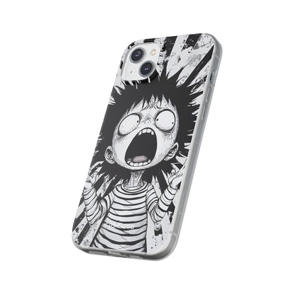 Screaming Stripes iPhone 14 Plus Case - Soft