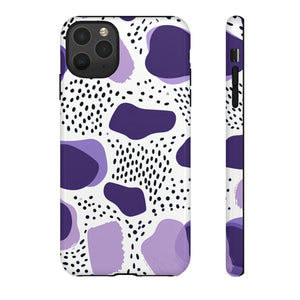 Purple Dots Elegance Case - Schutzhülle fürs Handy