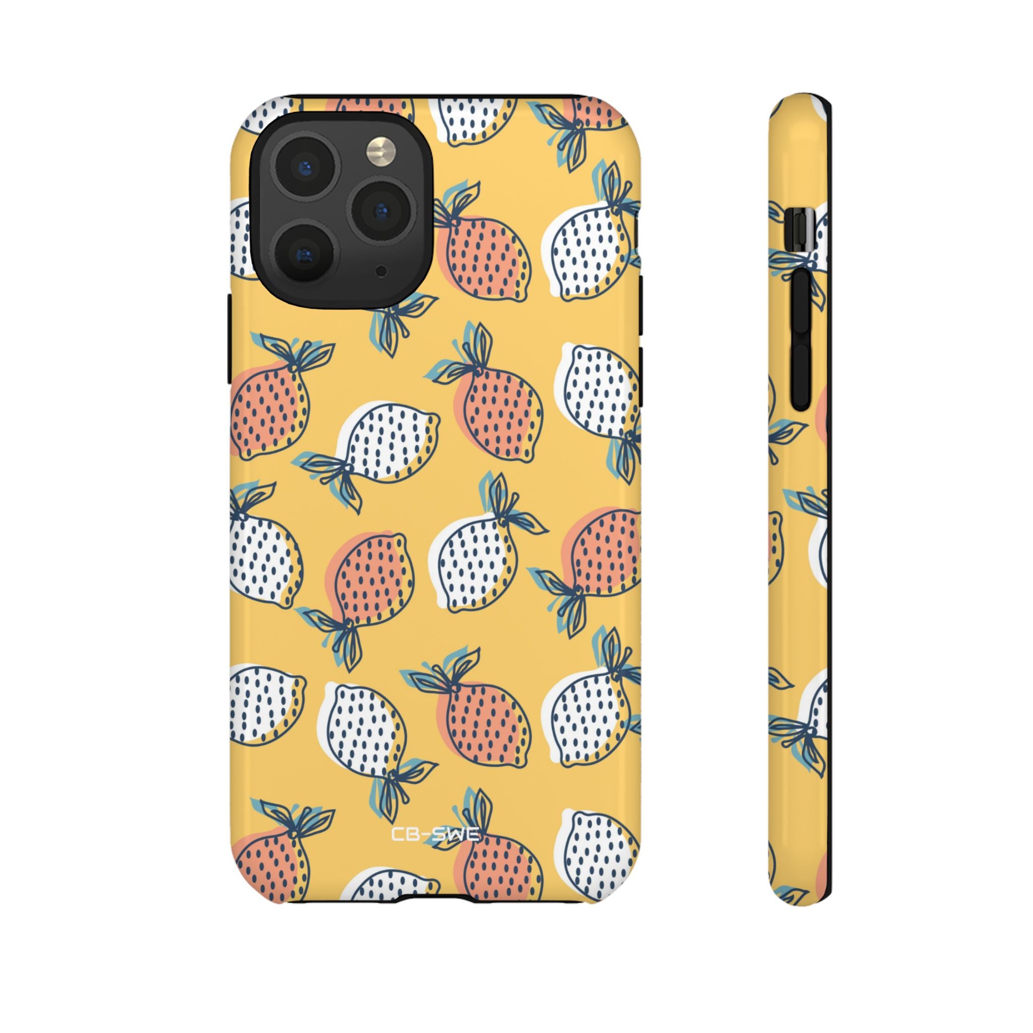Lemons Dance Playfully - iPhone Case