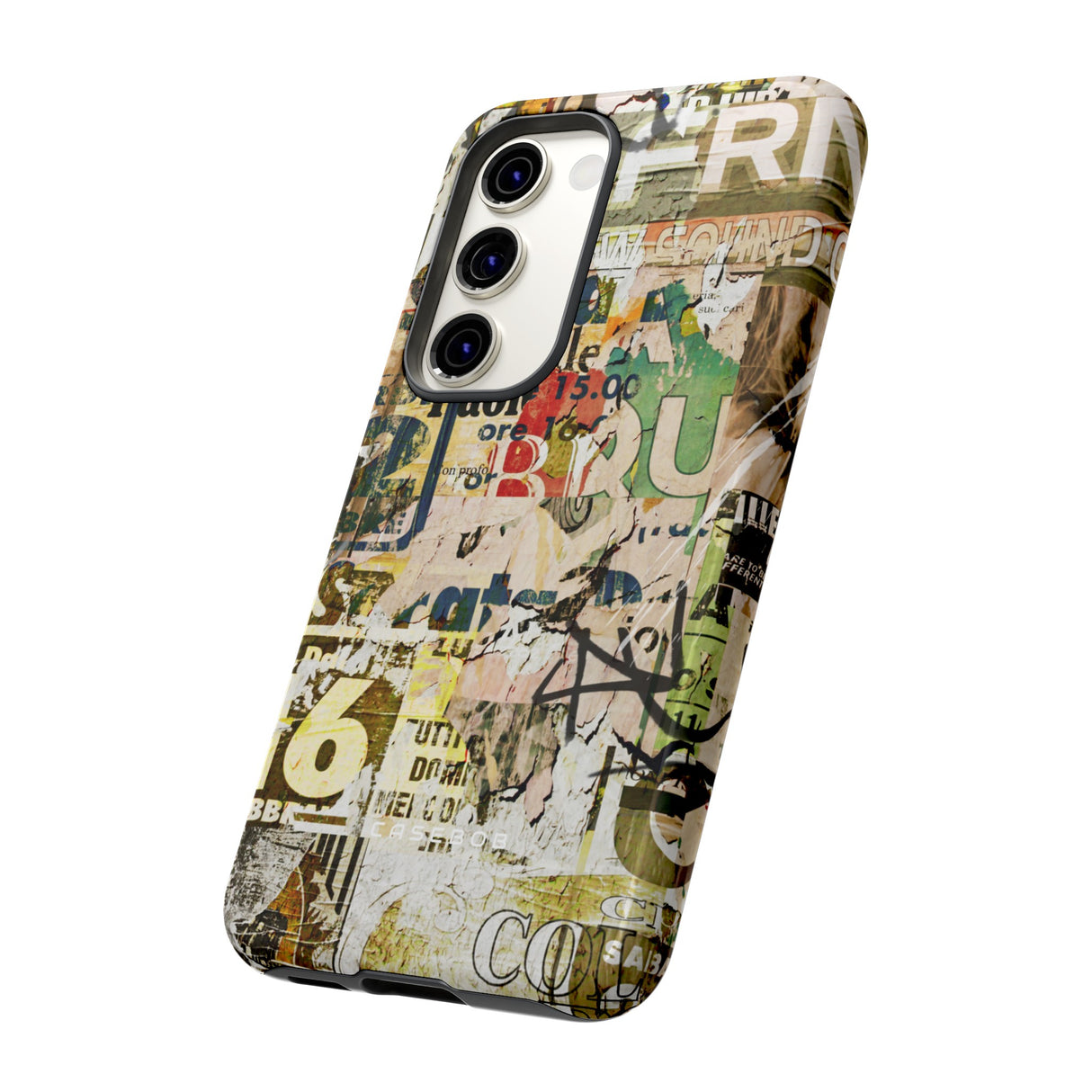 Grunge Vintage Poster - Protective Phone Case