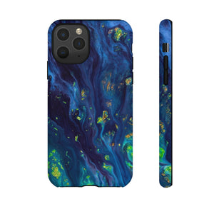 Green Opal Ink Art iPhone Case (Protective) iPhone 11 Pro Matte Phone Case