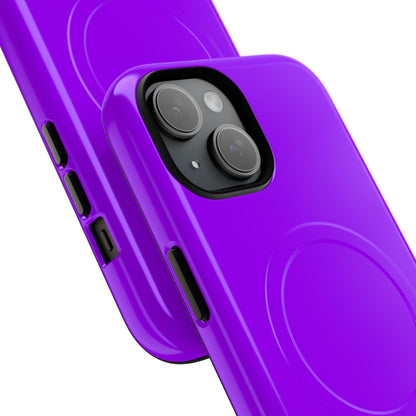 Vivid Violet - Tough + MagSafe® iPhone 15 Phone Case