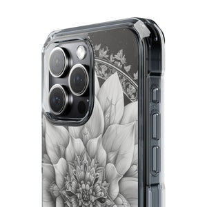 Celestial Mandala Harmony - Phone Case for iPhone (Clear Impact - Magnetic)