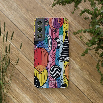 Vibrant Party Whimsy | Biodegradable Phone Case