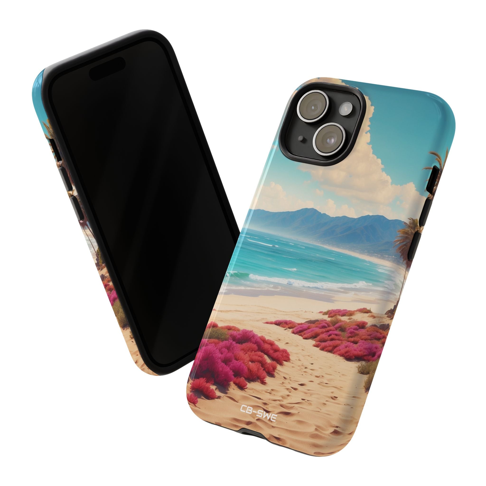 Footprints Trace Sand - iPhone Case