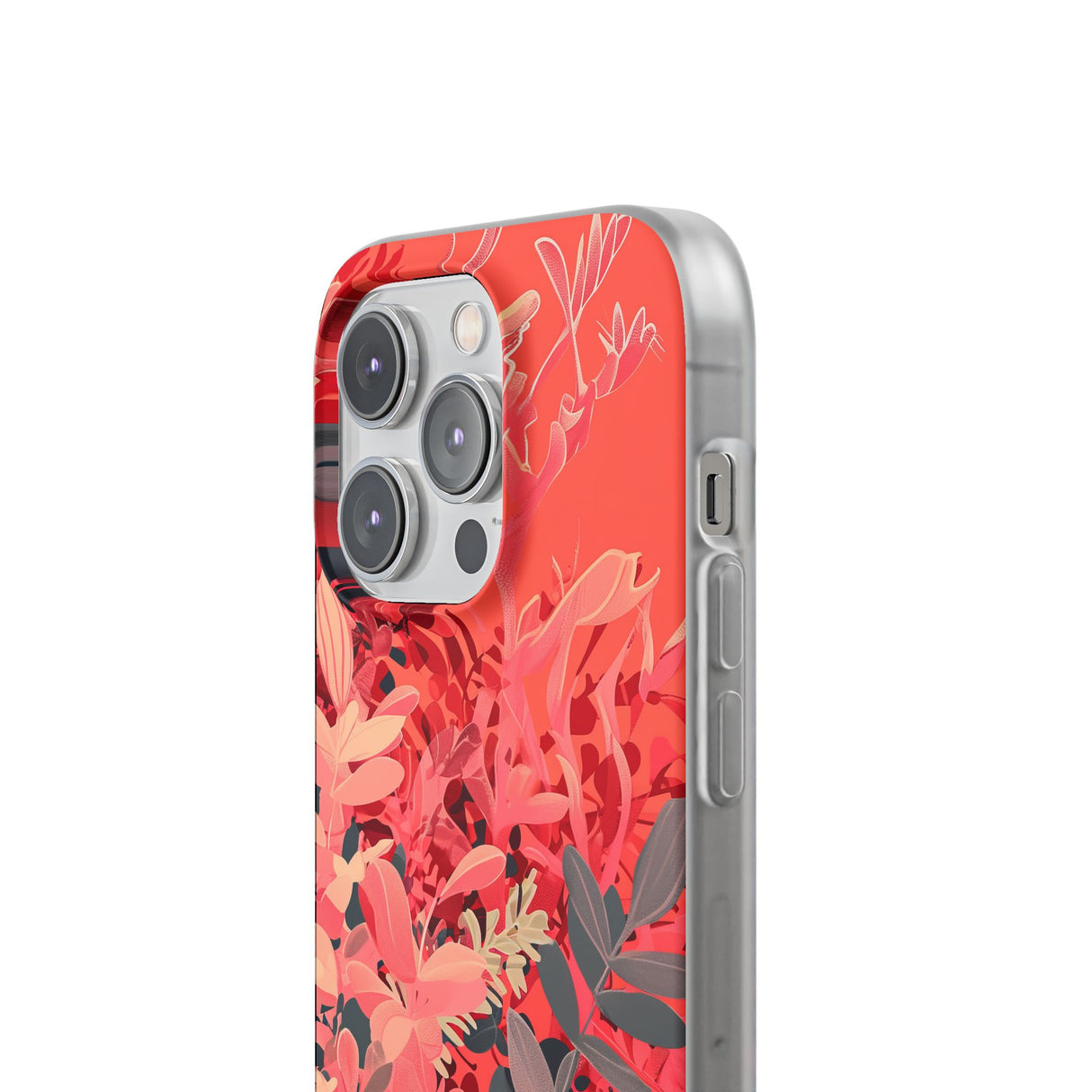 Living Coral Design | Handyhülle für iPhone (Flexible Hülle) 