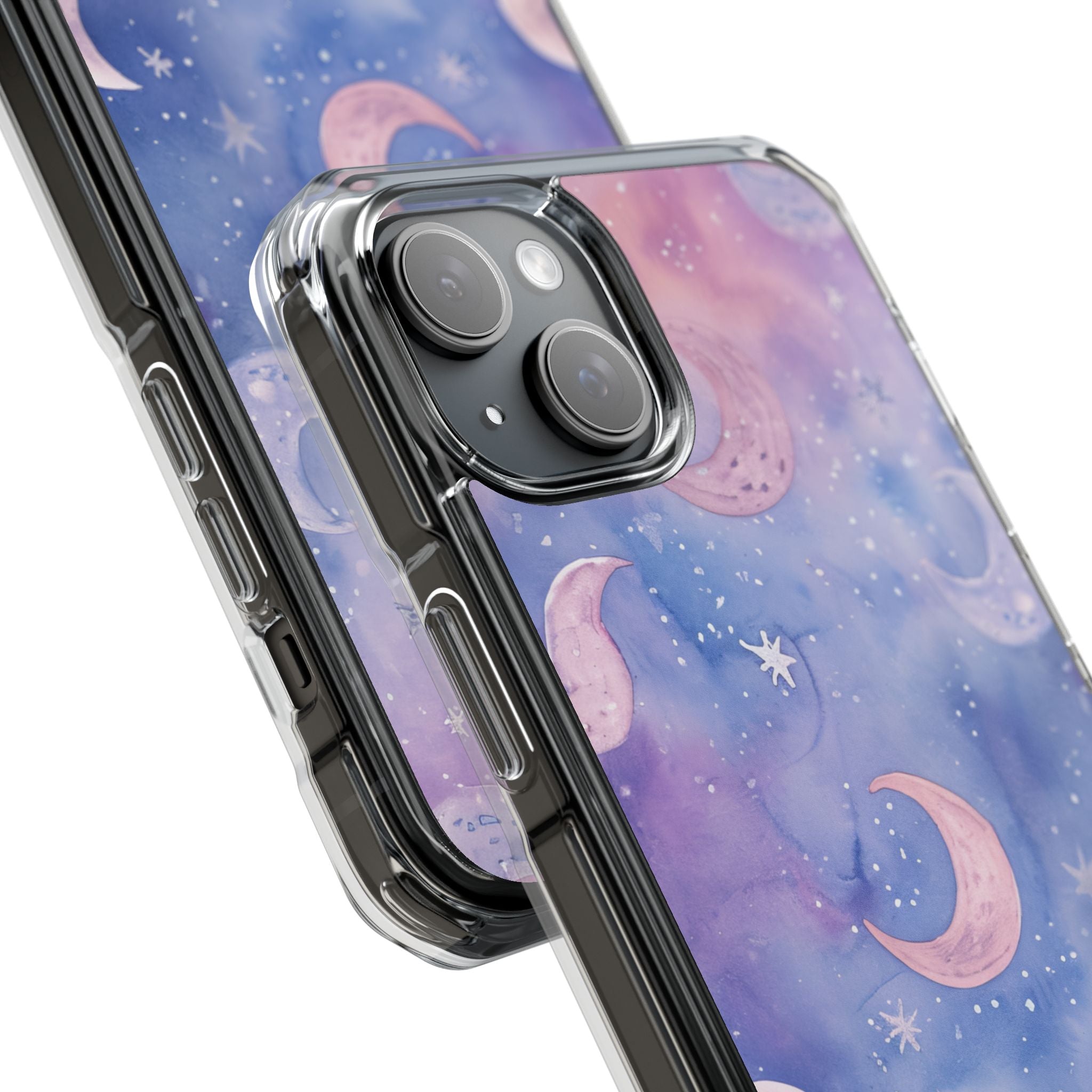 Celestial Dreamscape - Clear Impact iPhone 15 Phone Case