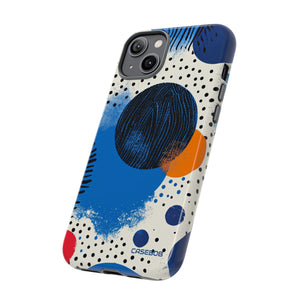 Blue Tranquil Geometry - Protective Phone Case