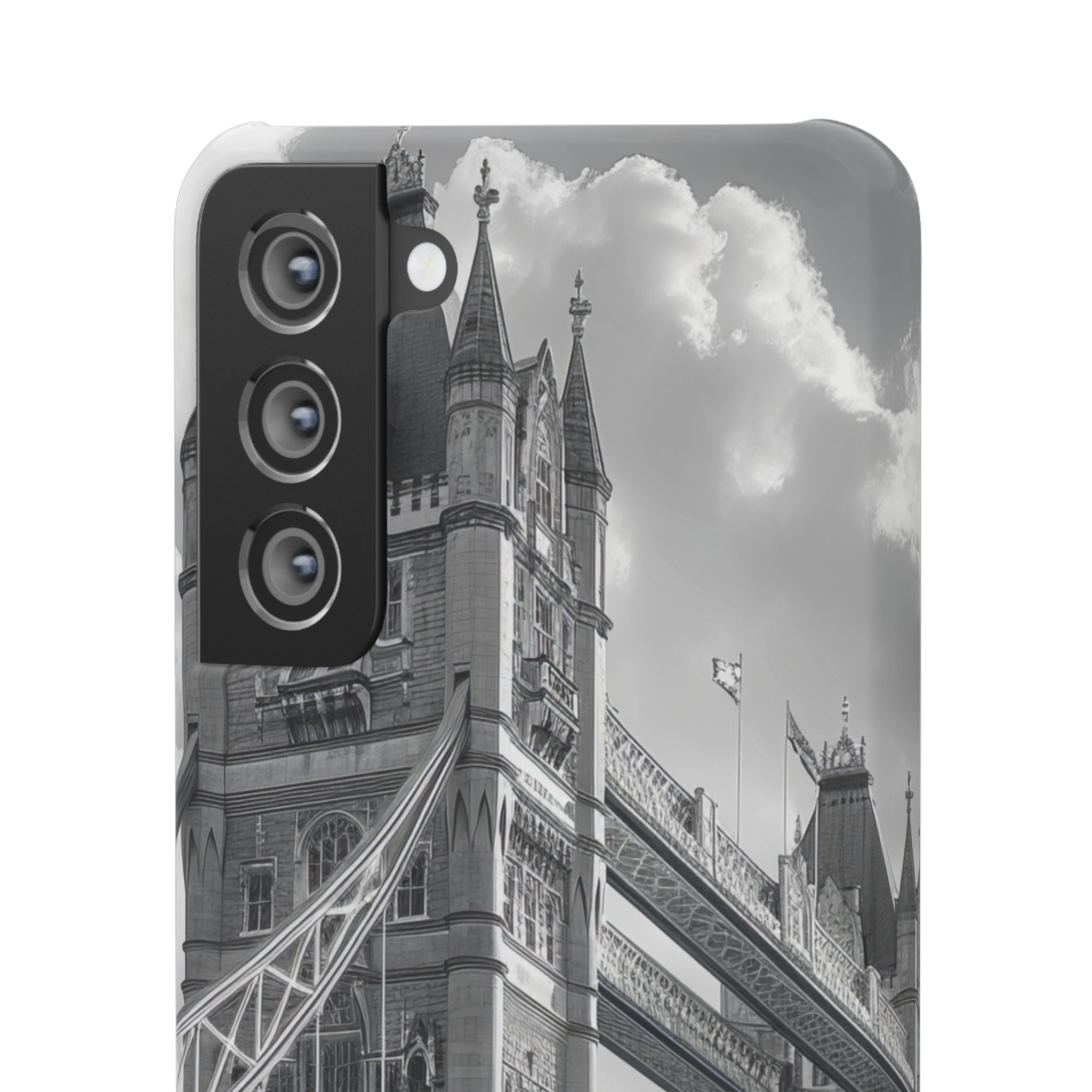 Tower Bridge Monochrome Architecture Study Samsung S21 - Slim Phone Case