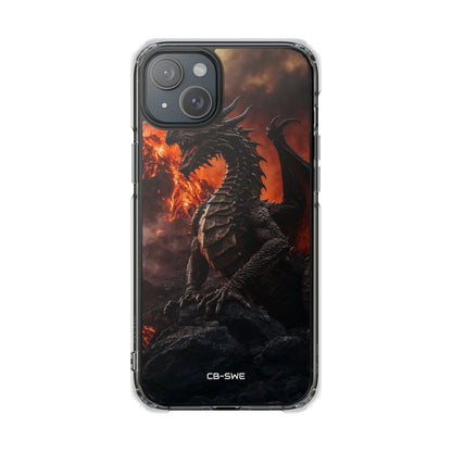 Fiery Dragon Soars iPhone Case - Impact
