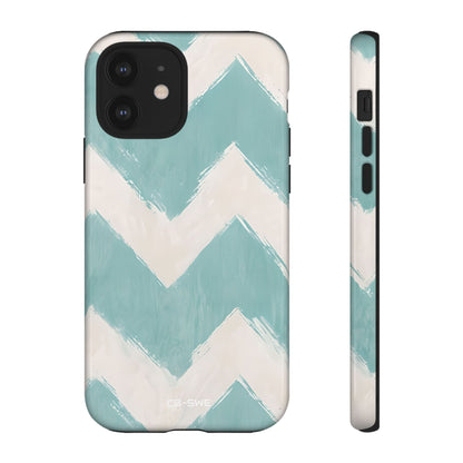 Zigzag Pastel Harmony - iPhone Case