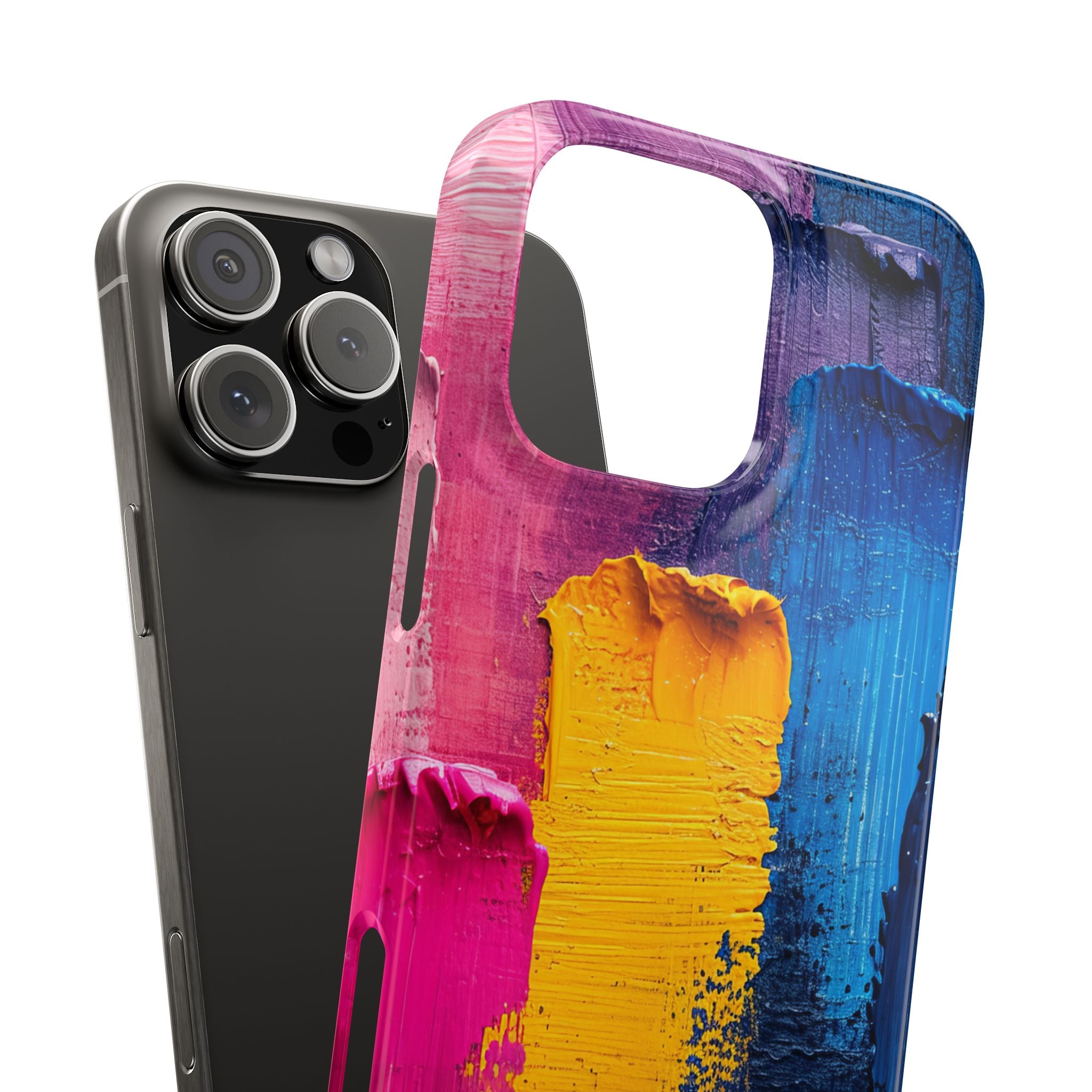 Bold Abstract Texture - Slim iPhone 16 Phone Case