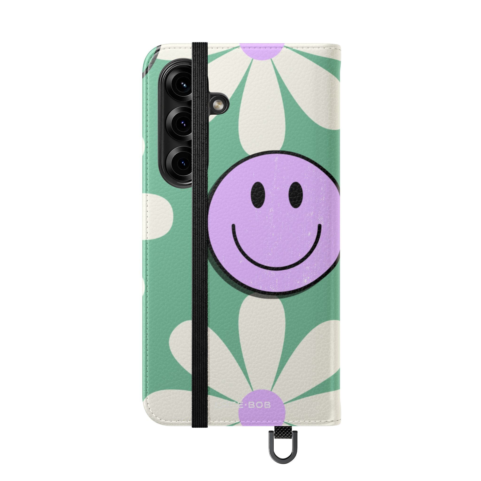 Smiley Daisy Glow - Samsung S25 Case - Wallet