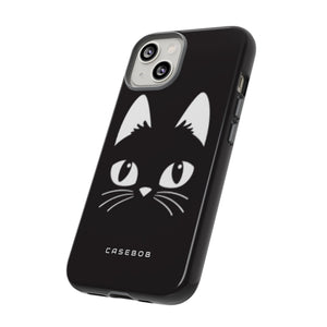 Cartoon Cat Icon - Protective Phone Case