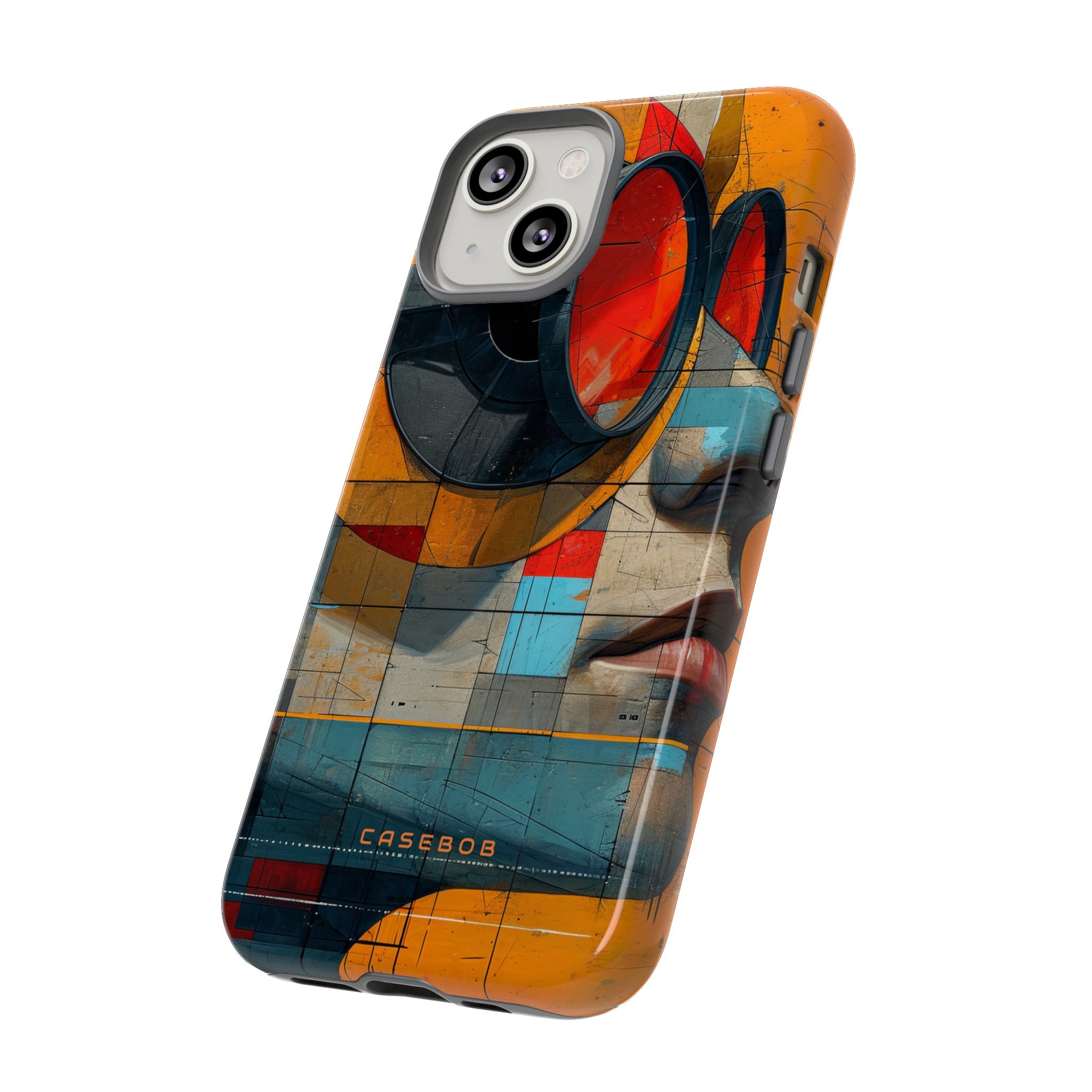 Cartoon Geometry Fusion - Protective Phone Case