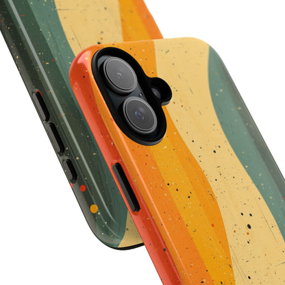 Wavy Spectrum iPhone 16 Plus Case - Tough