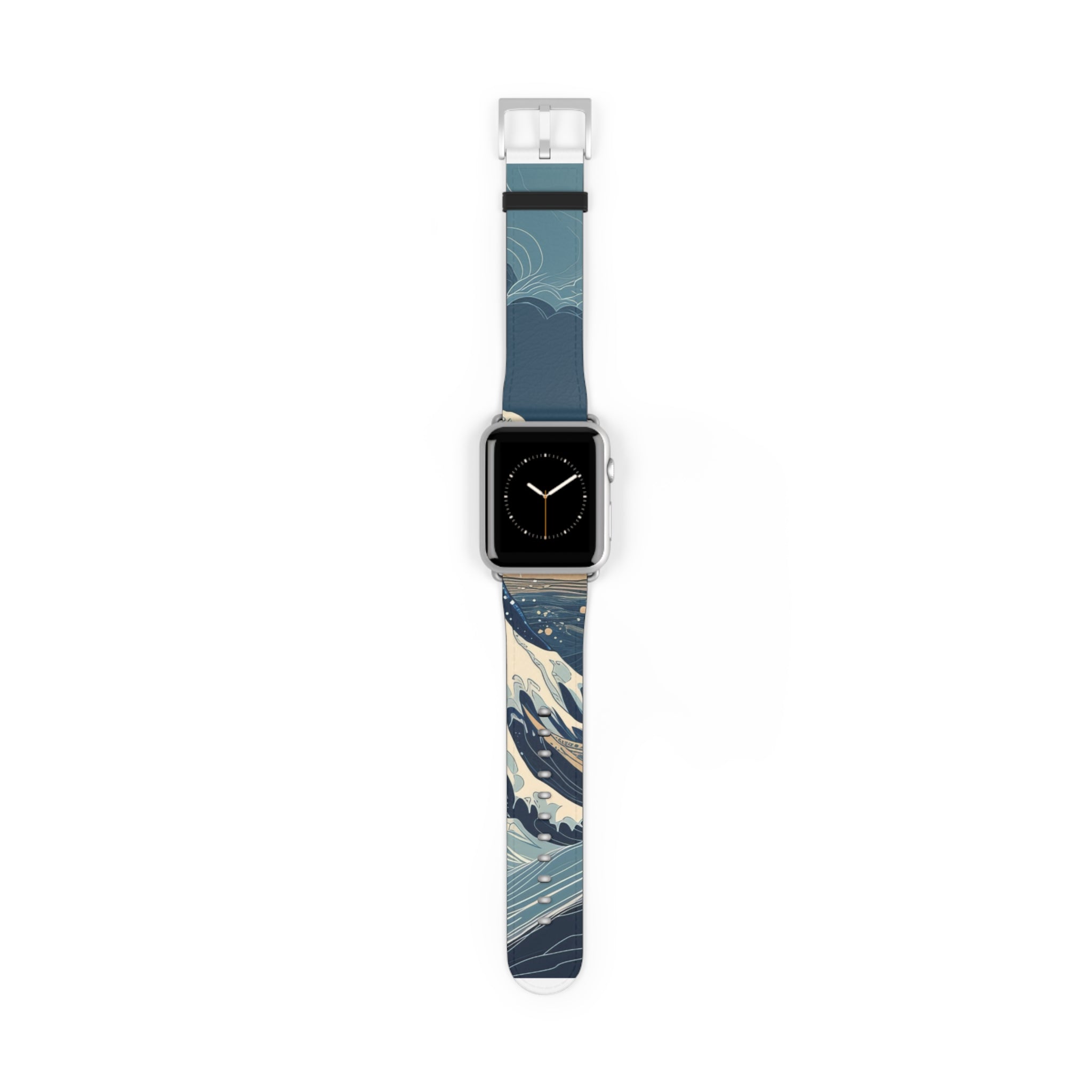 Cresting Navy Wave - Watch Band