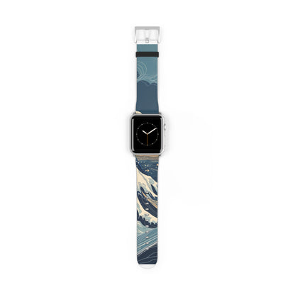 Cresting Navy Wave - Watch Band
