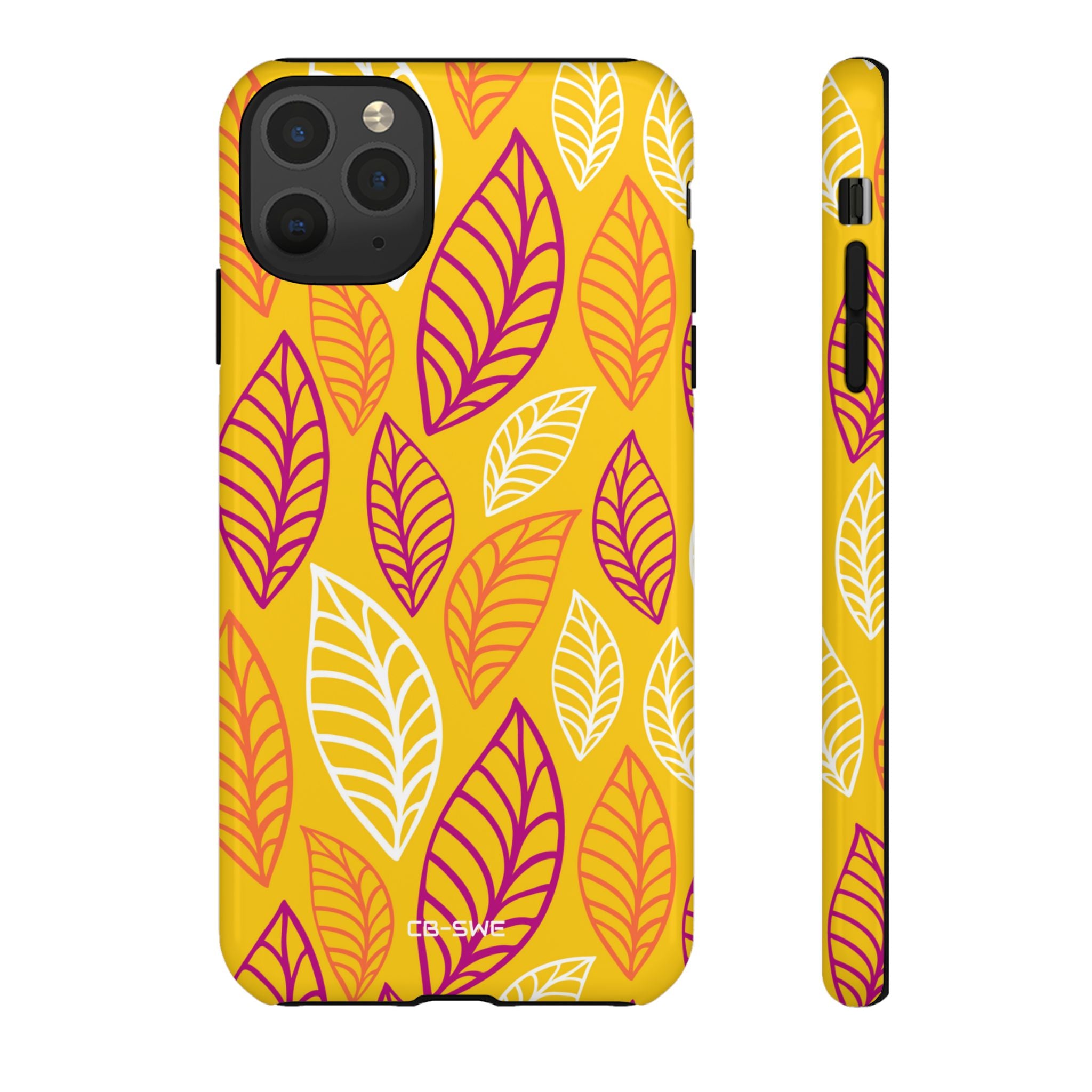 Vibrant Leaf Symphony - iPhone Case