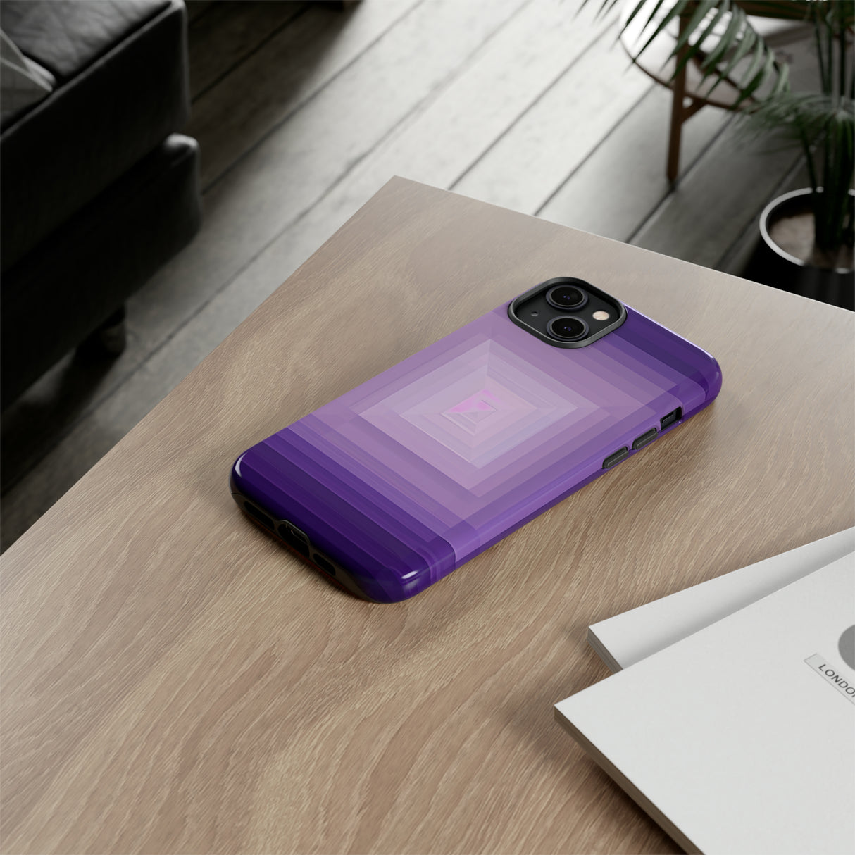 Purple Gradient Elegance - Protective Phone Case