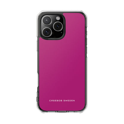 Medium Violet Red iPhone 16 - Clear Impact Phone Case