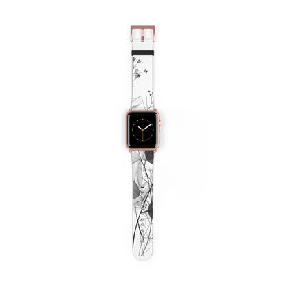 Silver Leaves - Watch Band