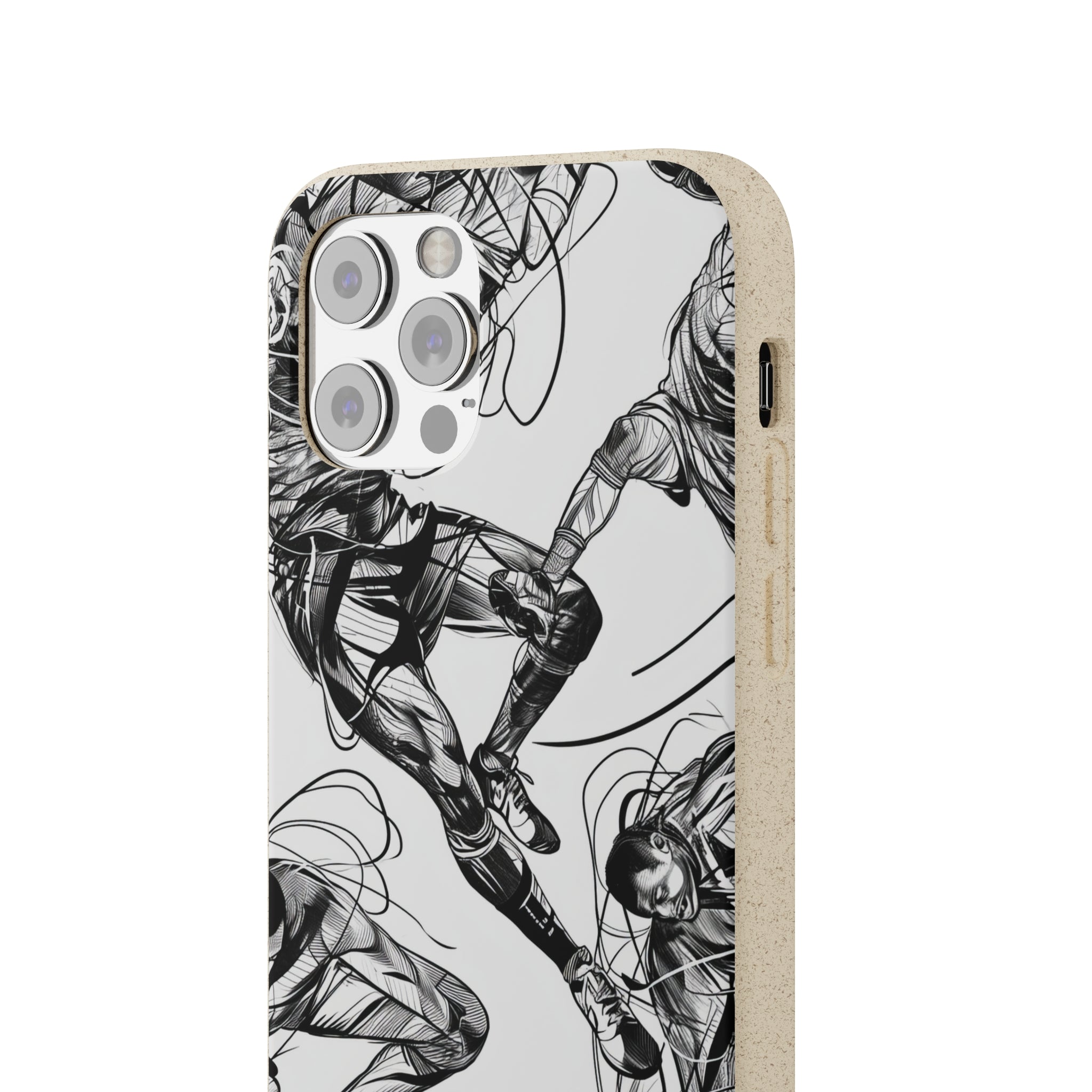 Dynamic Athletic Surrealism | Biodegradable Phone Case