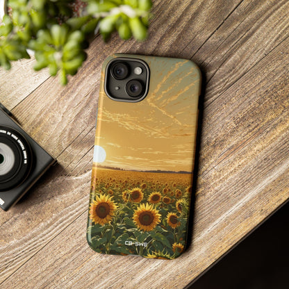 Sunflowers Embrace Light - iPhone Case