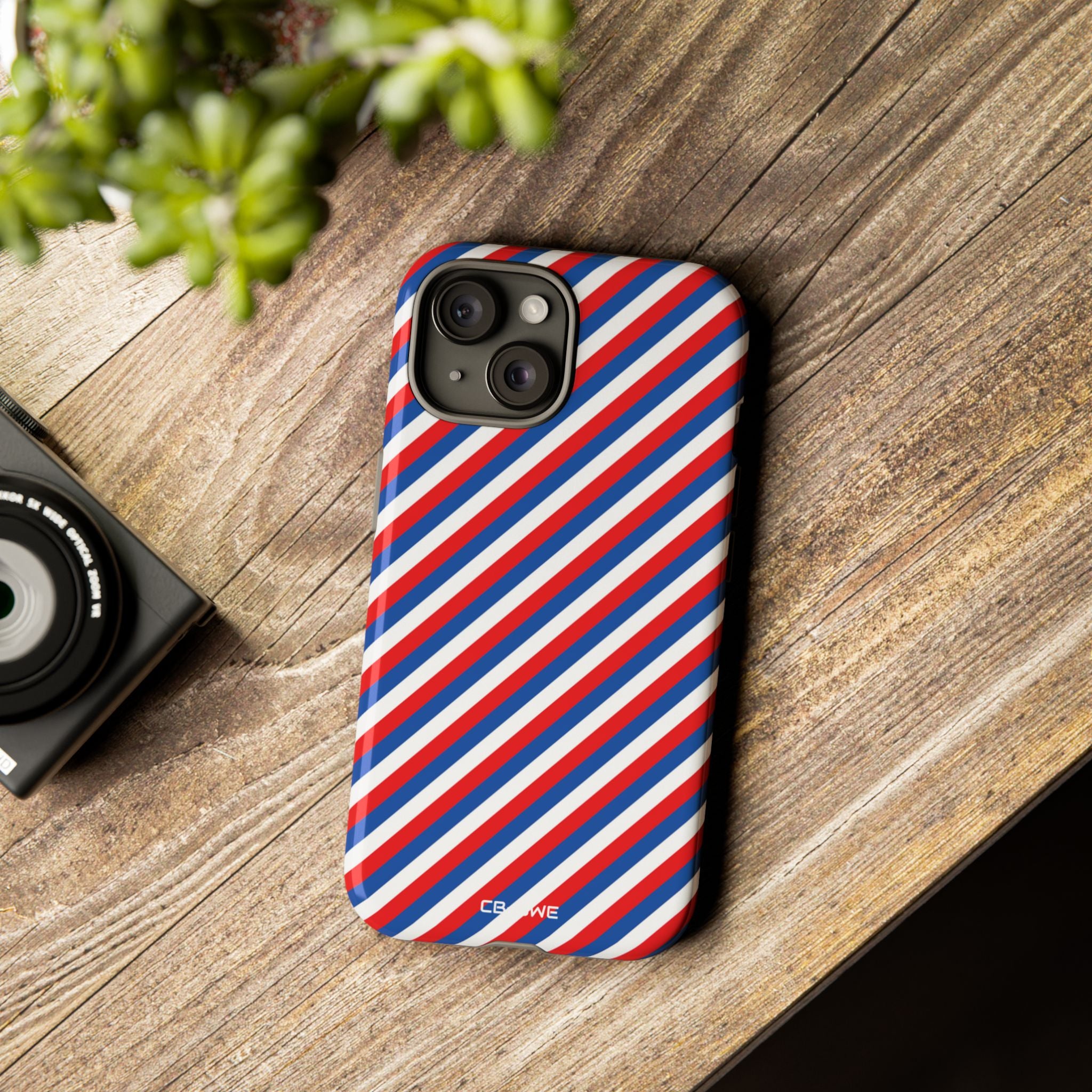 Striped Freedom Wave - iPhone Case