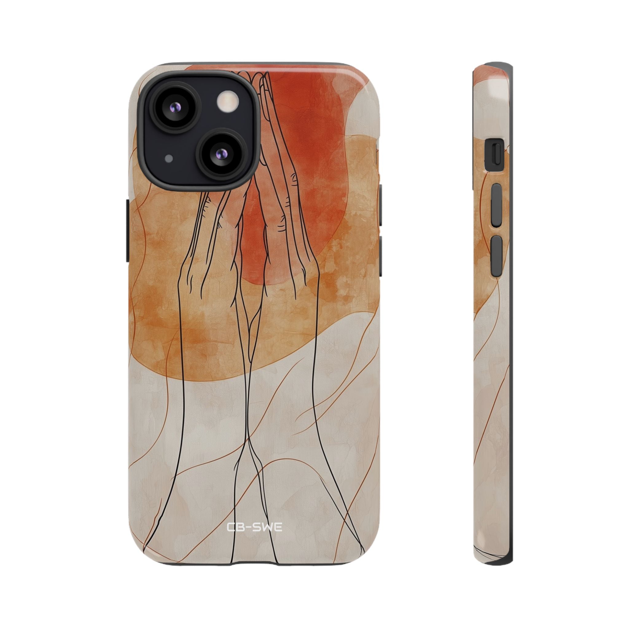 Hands Embrace Light - iPhone Case