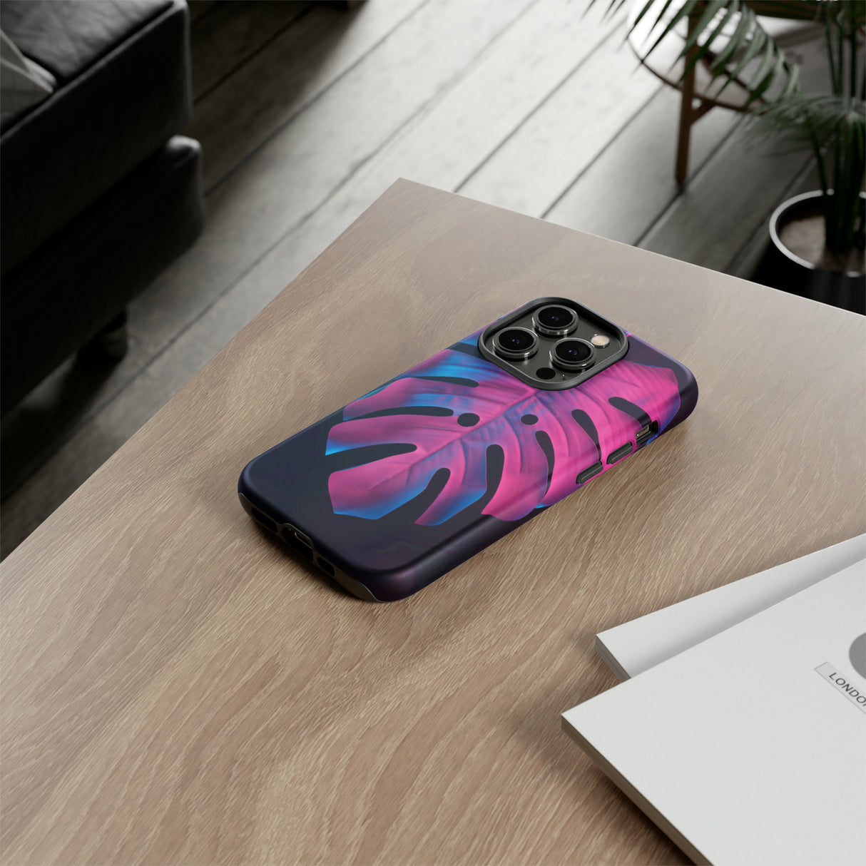 Tropical Palm Leaves - Protective Phone Case