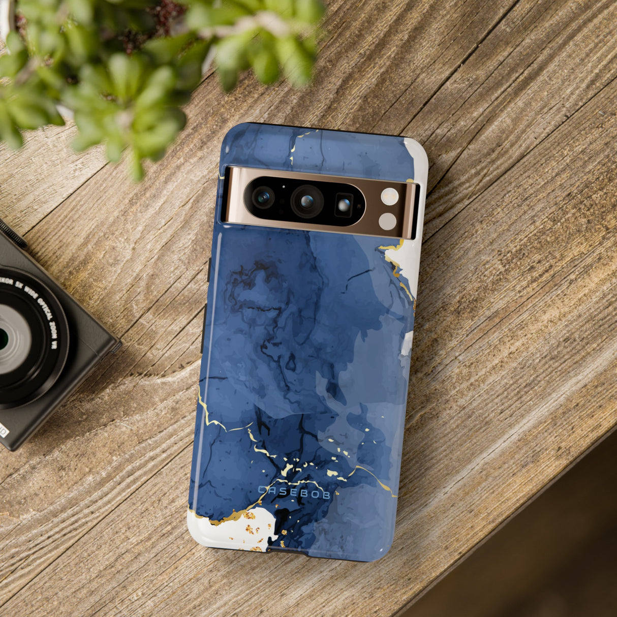 Timeless Blue Watercolor - Protective Phone Case