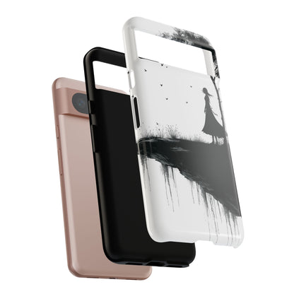 Cliffside Silhouette Google Pixel 8 Case - Tough
