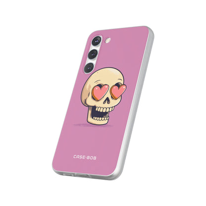 Heart Eyed Skull Samsung S23 Plus Case - Soft