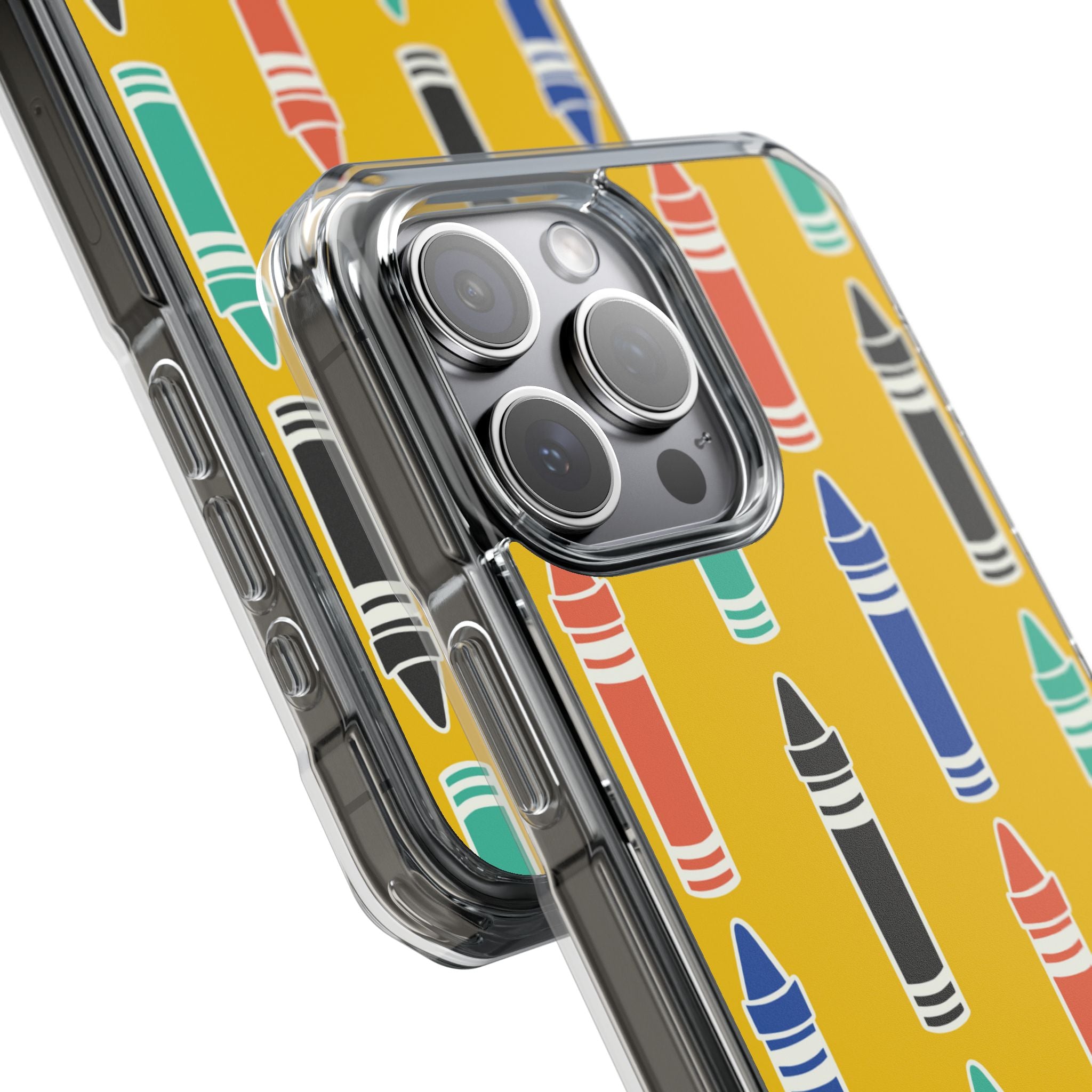 Crayons Dance Joyfully iPhone Case - Impact