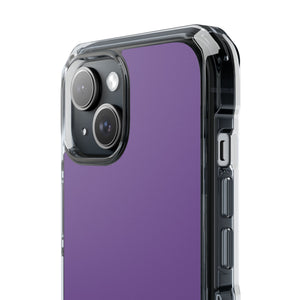 Dark Lavender | Handyhülle für iPhone (Clear Impact Case - Magnetisch)