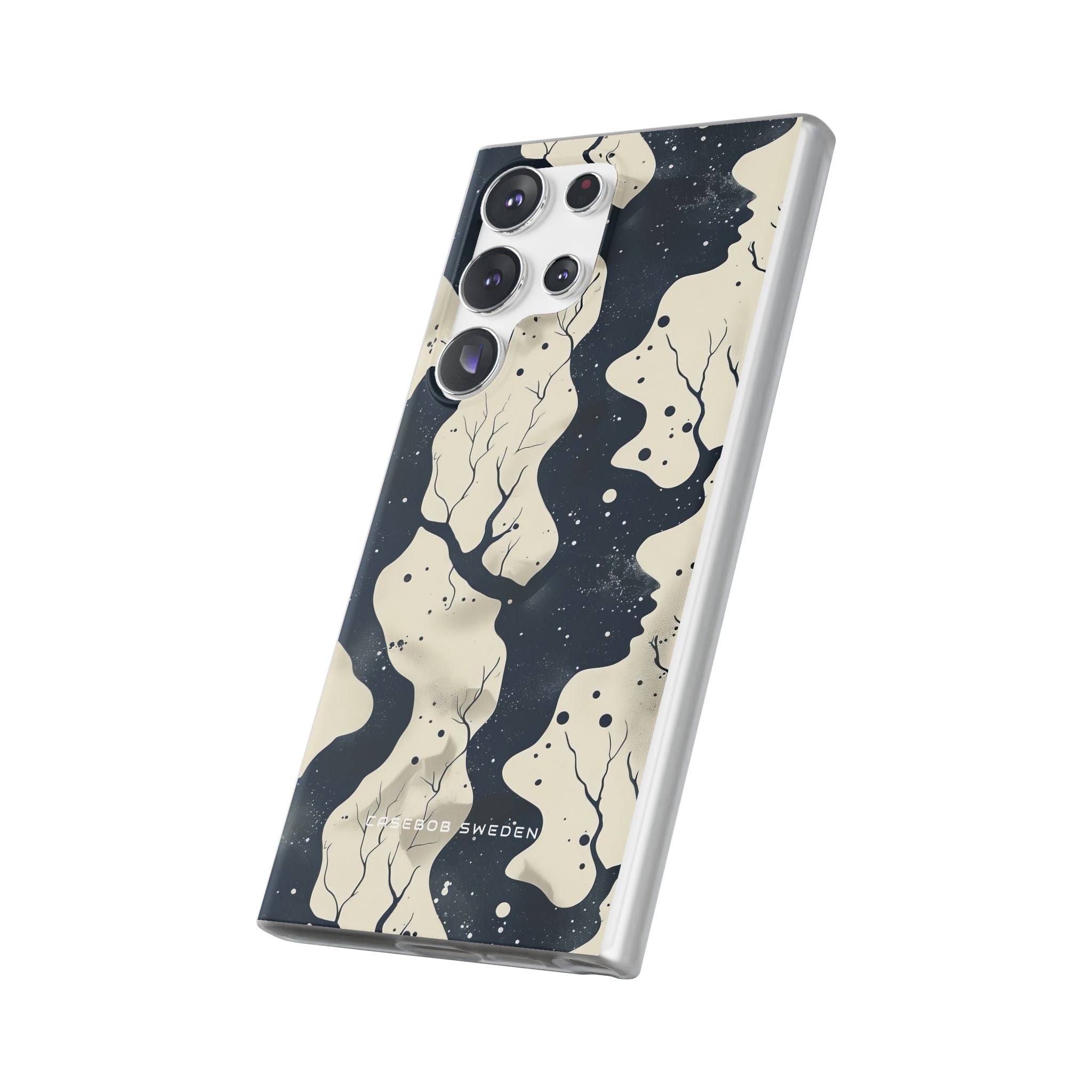 Organic Fluid Silhouettes with Cosmic Depth Samsung S23 - Flexi Phone Case