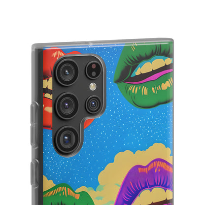 Colorful Lipscape Samsung S22 Ultra Case - Soft